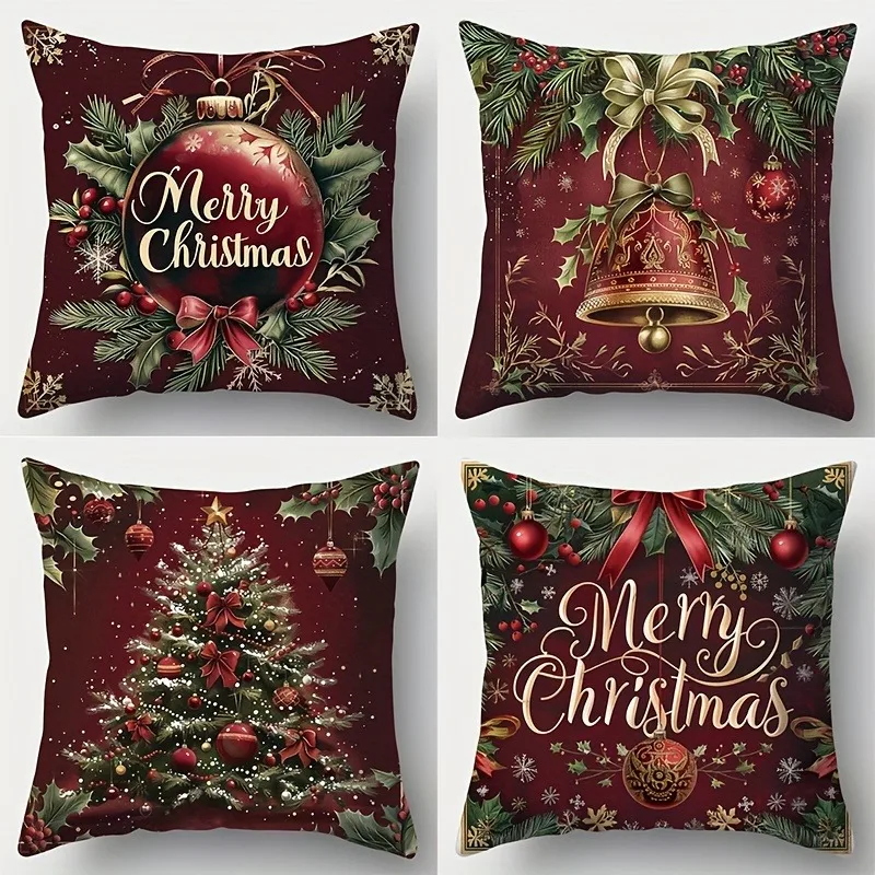 Home Textiles News - Şenlikli Noel Yastık Kılıfları: Evinizi Holly,