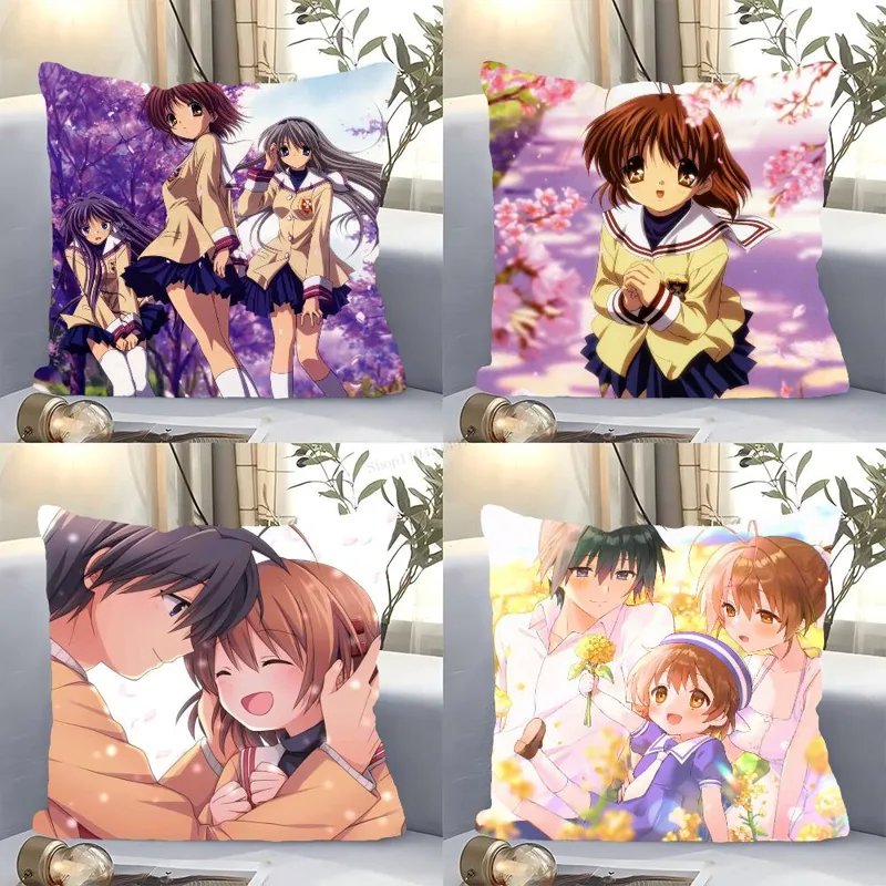 Japanese Home Textiles - Japon Anime Clannad Yastık Kılıfı Moda