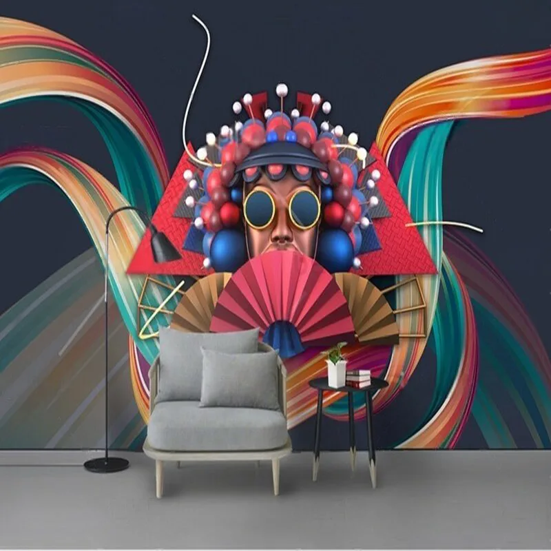 Home Textiles Trends - Modern Çin trendi soyut renk Pekin