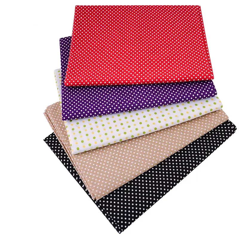 Home Textiles Products - 50X150CM beyaz turuncu Polka Dot baskılı