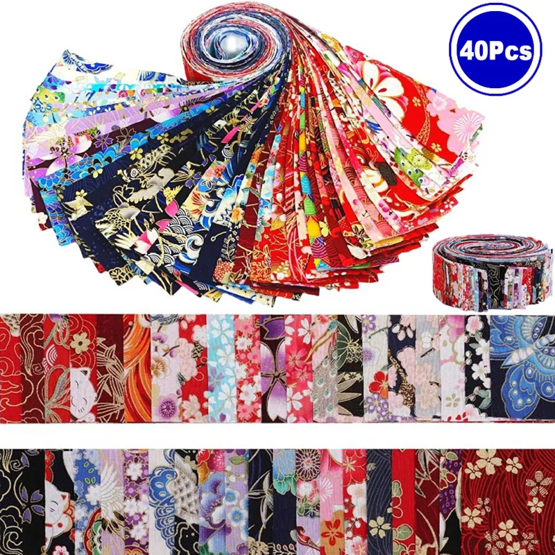 Japanese Home Textiles - Japon Şeritler Kumaş % 100% Pamuk