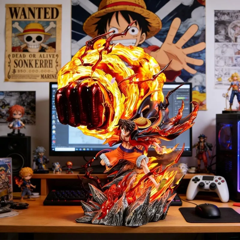 Home Textiles Products - LZ Karmik Ateş Luffy 35CM Işıklı