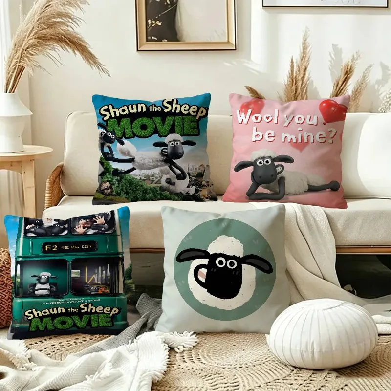 Home Fashion Textiles - Karikatür S-Shaun eğlenceli Koyun anime Yastık