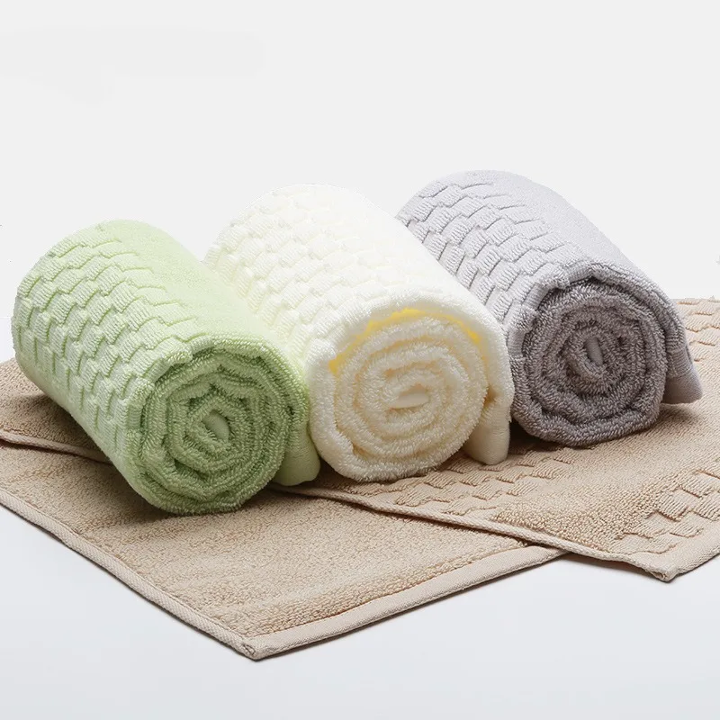 Home Textiles Face Towel - 1 adet yumuşak saf pamuklu el
