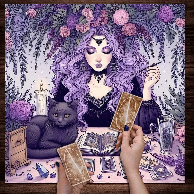 Home Textiles News - Wisteria Cadı Masa Örtüsü Tarot Kehanet