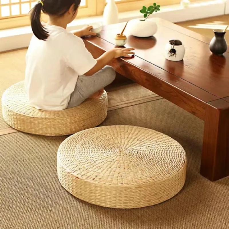 Japanese Home Textiles - Sıcak 40cm*40cm El Yapımı Dokuma Doğal