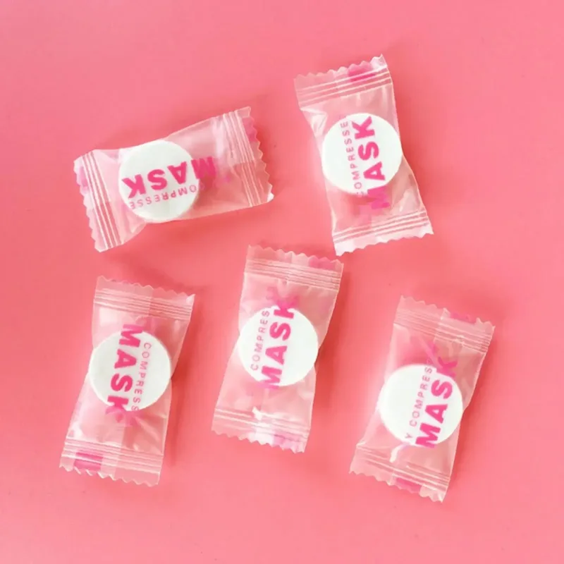 Home Textiles Face Towel - 30 adet havlu sıkıştırma taşınabilir sıkıştırılmış