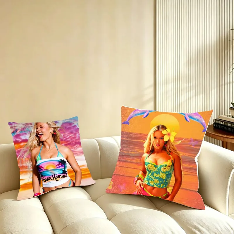 Zara Home Textiles - Şarkıcı Zara L-Larsson M-Midnight Sun Yastık