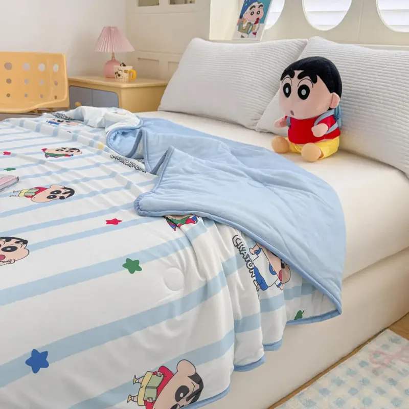 Home Textiles Blanket - Kawaii Crayon Shin-Chan Yaz Yorgan Karikatür