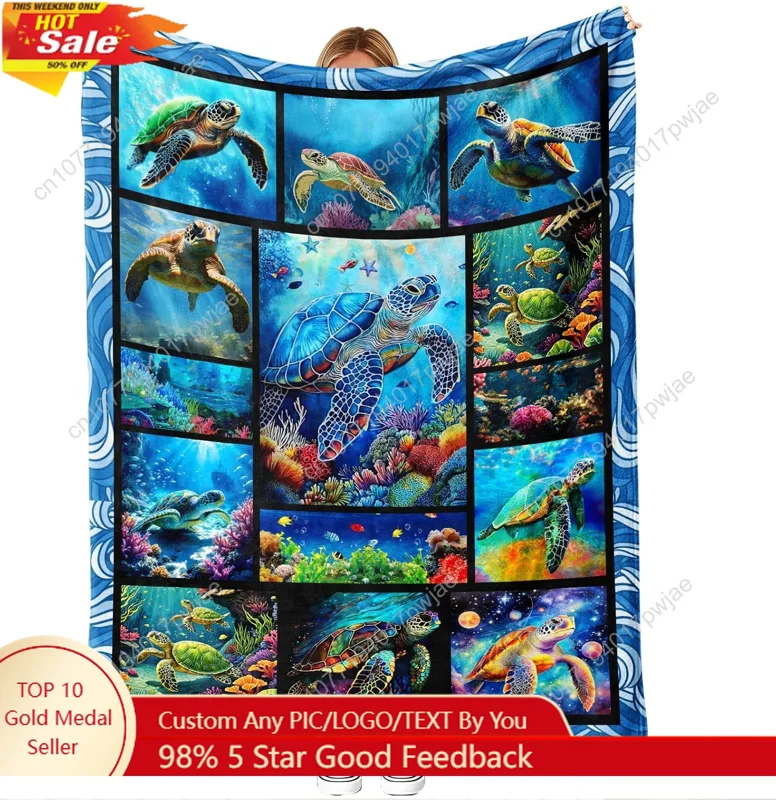 Deniz Kaplumbağası Flanel Batt - Home Textiles Blanket incelemesi ve fiyatı