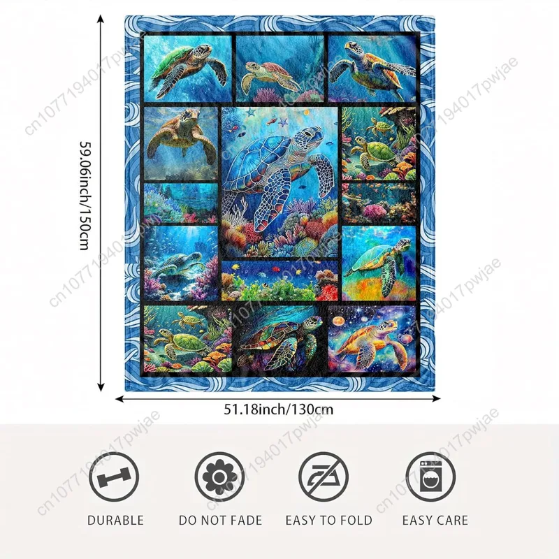 Deniz Kaplumbağası Flanel Batt - Home Textiles Blanket incelemesi ve fiyatı