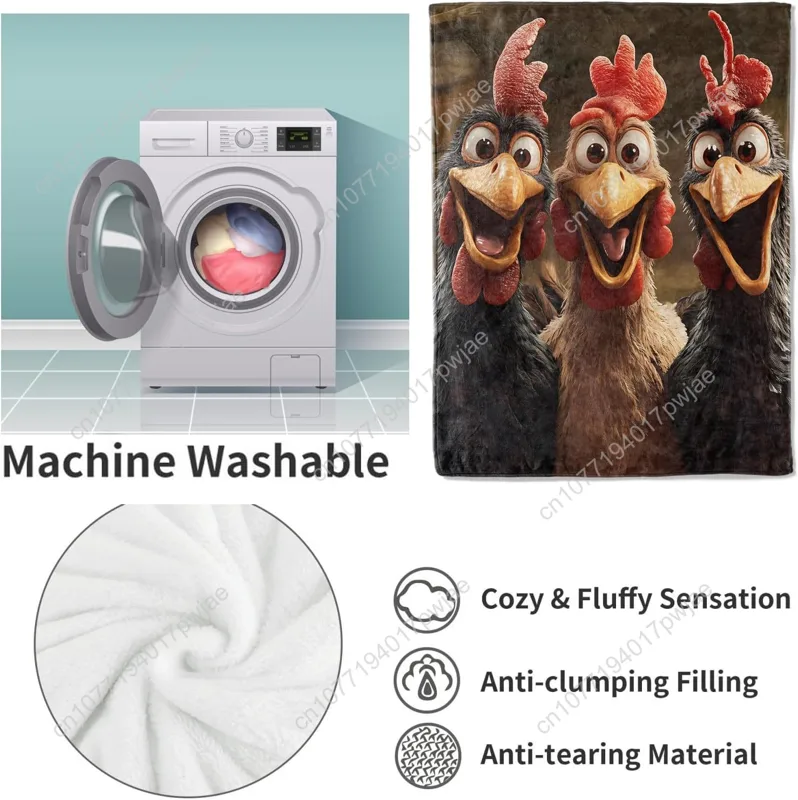 Tavuklar Battaniye Kadınlar iç - Home Textiles Blanket incelemesi ve fiyatı