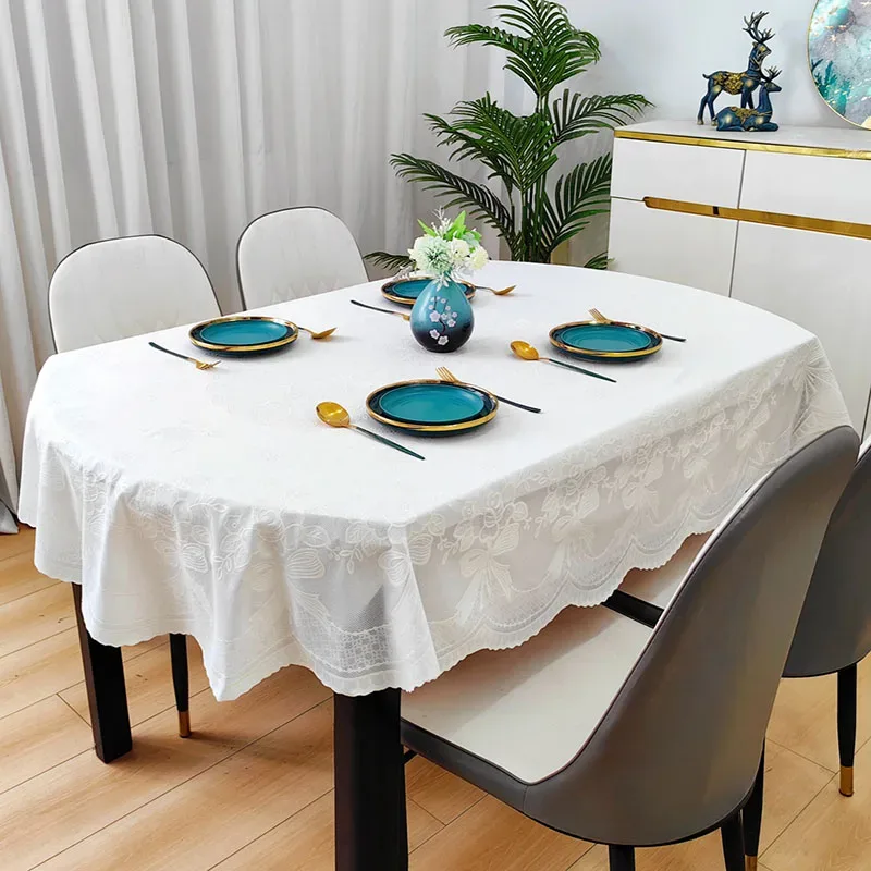 Yeni PVC Oval Su Geçirmez Masa - Home Textiles News incelemesi ve fiyatı