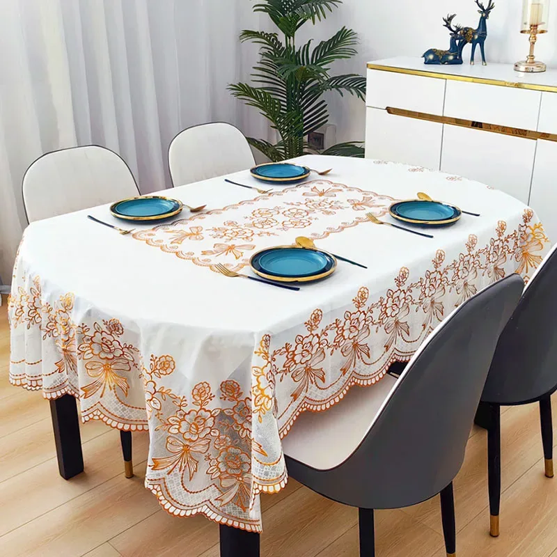 Yeni PVC Oval Su Geçirmez Masa - Home Textiles News incelemesi ve fiyatı