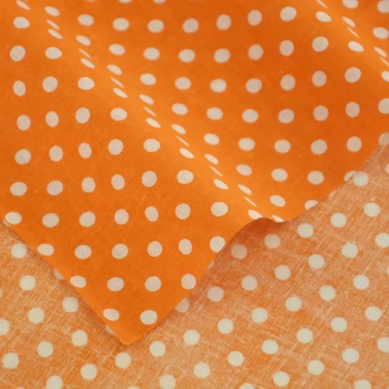 50X150CM beyaz turuncu Polka D - Home Textiles Products incelemesi ve fiyatı