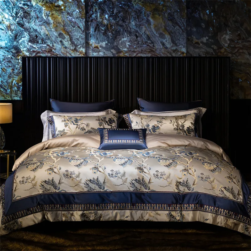 Lüks saten jakarlı mısır pamuk - Home Textiles Europe incelemesi ve fiyatı