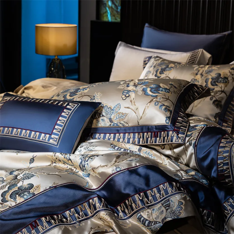 Lüks saten jakarlı mısır pamuk - Home Textiles Europe incelemesi ve fiyatı