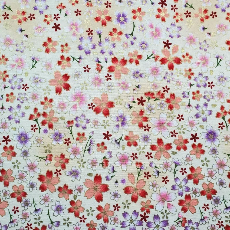 Pamuk Altın Folyo Baskılı Kuma - Japanese Home Textiles incelemesi ve fiyatı