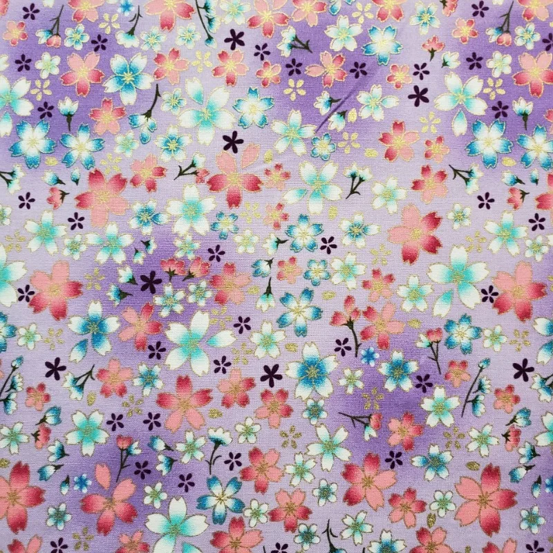 Pamuk Altın Folyo Baskılı Kuma - Japanese Home Textiles incelemesi ve fiyatı