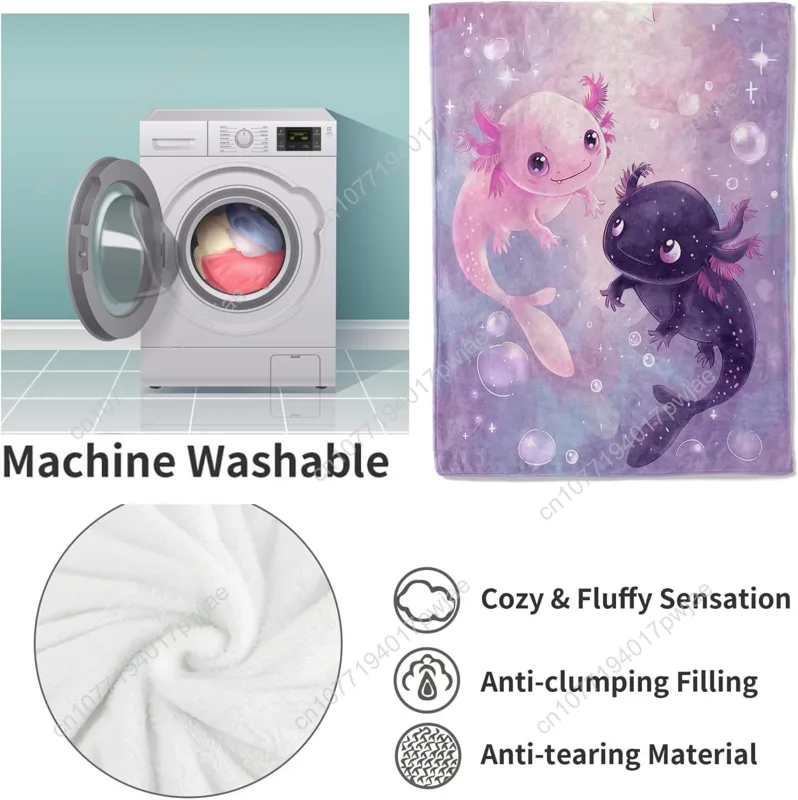 Axolotl Battaniyesi Sevimli Ax - Home Textiles Blanket incelemesi ve fiyatı