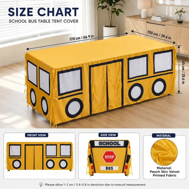 10ft x 7.5ft Büyük Okul Otobüs - Home Textiles News incelemesi ve fiyatı
