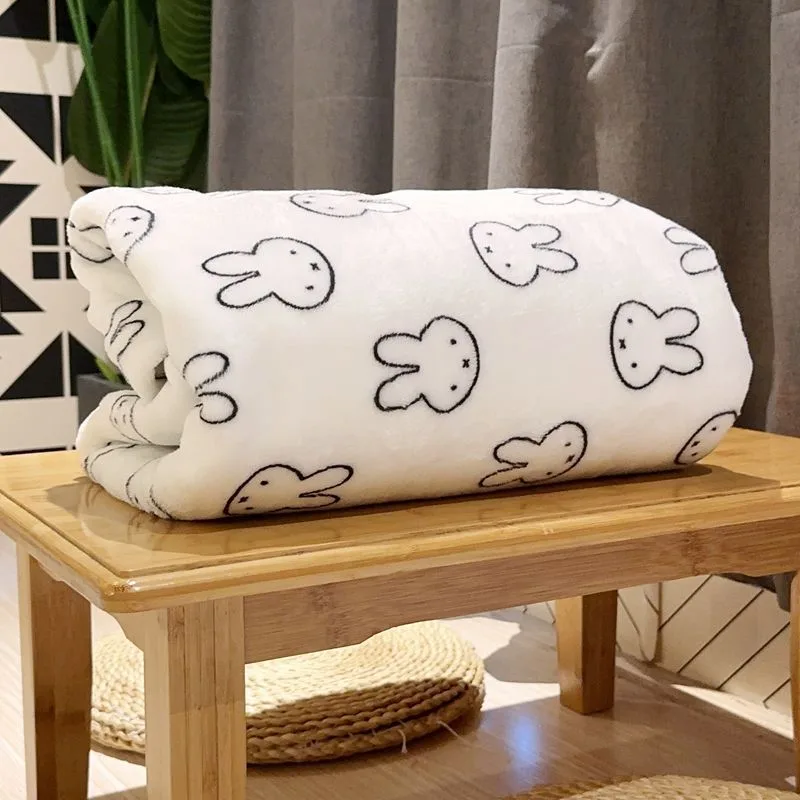 Kawaii Miffy Battaniye Flanel  - Home Textiles Blanket incelemesi ve fiyatı