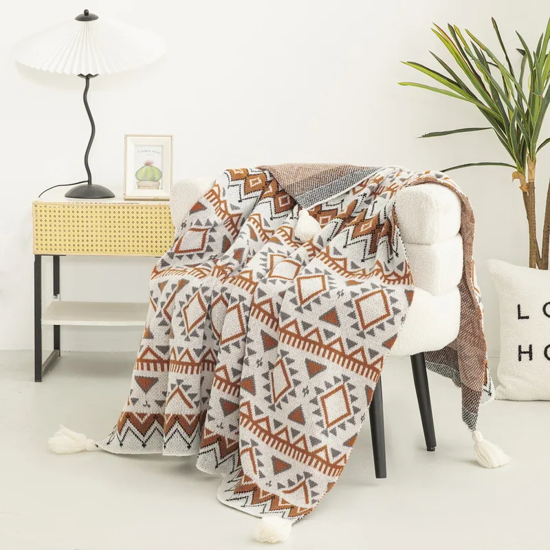 Bohem Tarzı Baskılı Örme Batta - Home Textiles Europe incelemesi ve fiyatı