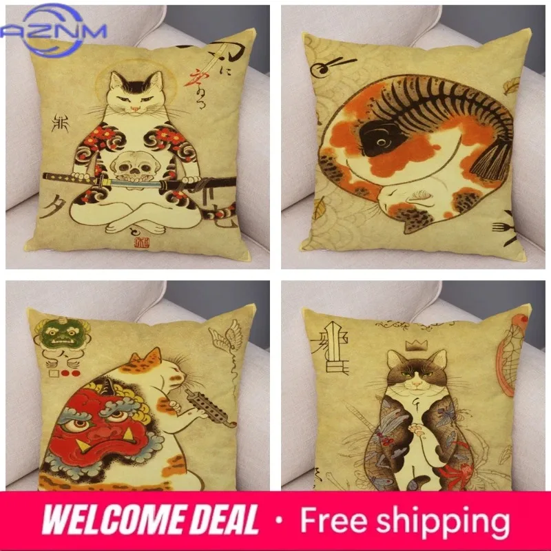 Vintage Japon Samuray Kedi Döv - Japanese Home Textiles incelemesi ve fiyatı