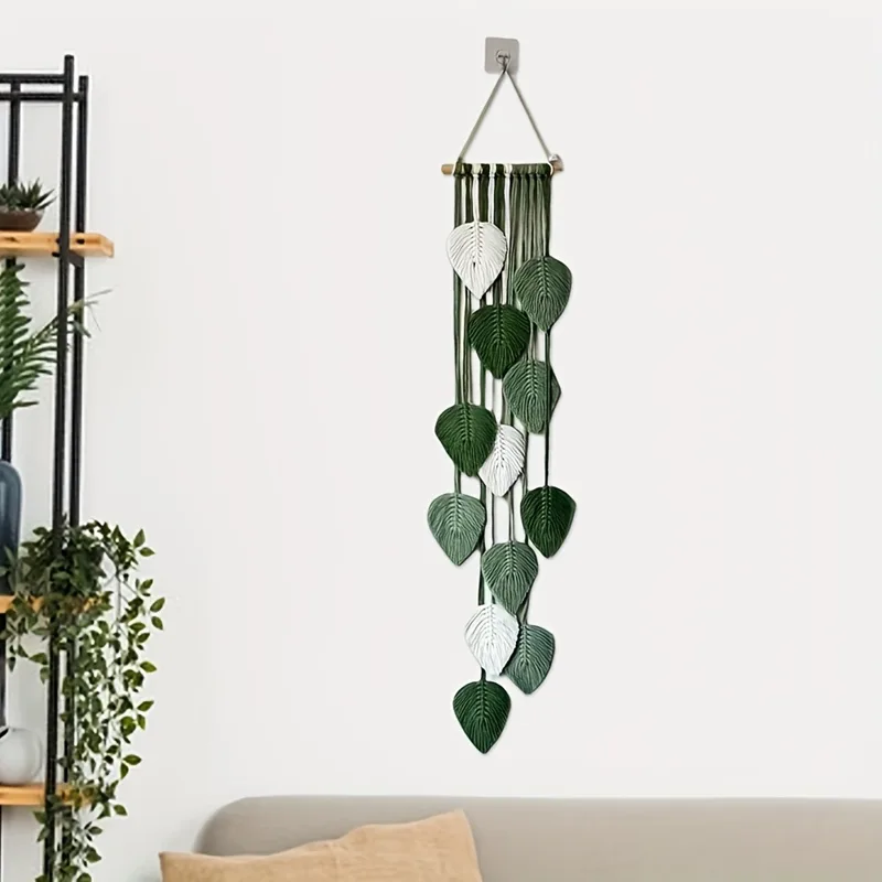 El dokuması yaprak duvar süsü, - Home Textiles Europe incelemesi ve fiyatı