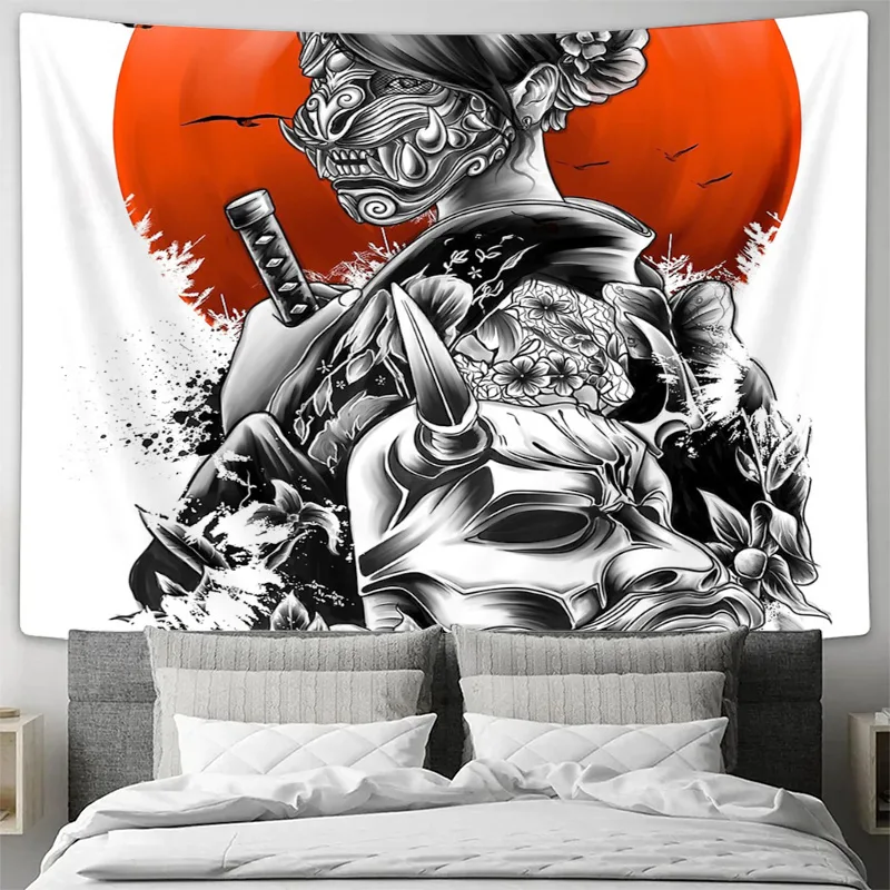 Japon Samuray Goblen Duvar Ası - Japanese Home Textiles incelemesi ve fiyatı