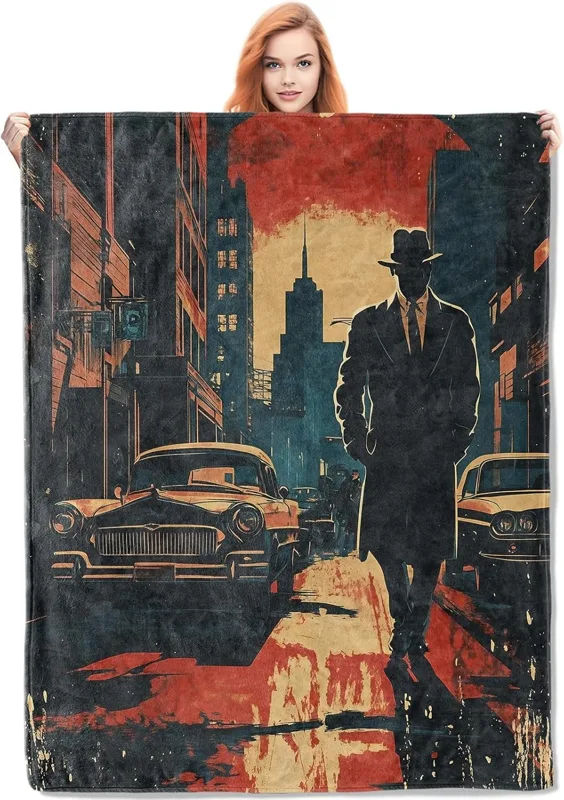 Kadınlar için Noir Dedektif Ba - Home Textiles Blanket incelemesi ve fiyatı