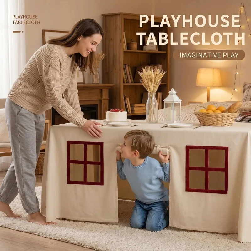 Büyük Masa Örtüsü Oyun Odası Ç - Home Textiles News incelemesi ve fiyatı