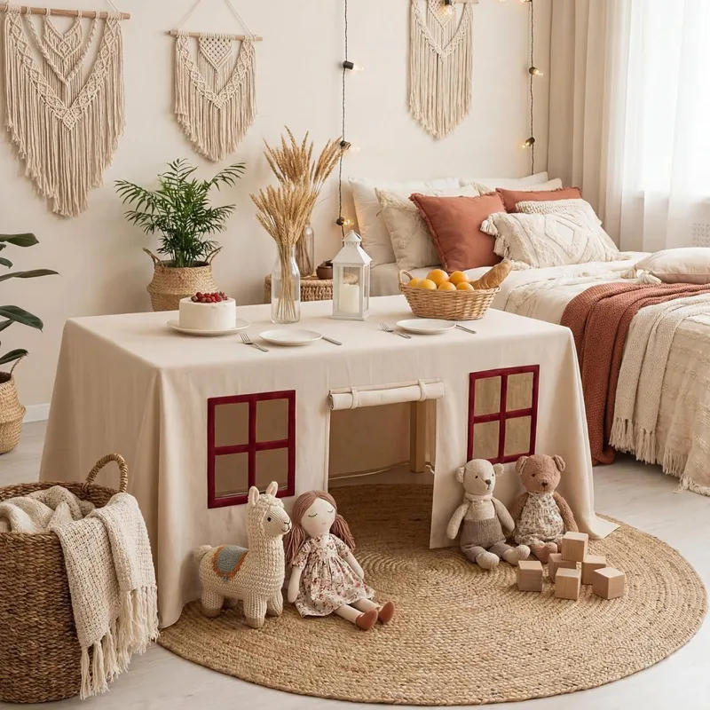 Büyük Masa Örtüsü Oyun Odası Ç - Home Textiles News incelemesi ve fiyatı
