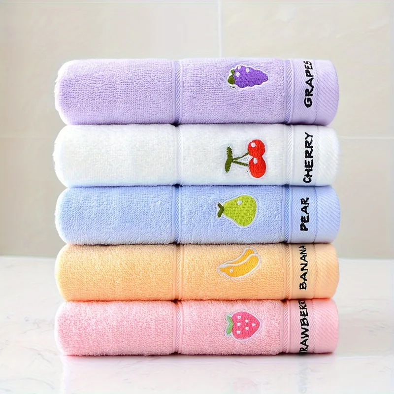 3 Adet Rastgele Renkli Meyve D - Home Textiles Face Towel incelemesi ve fiyatı