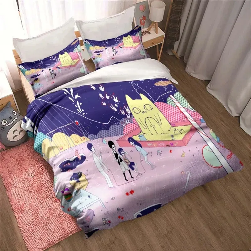 Moda 3D Baskılı Anime Omori Ya - Home Fashion Textiles incelemesi ve fiyatı