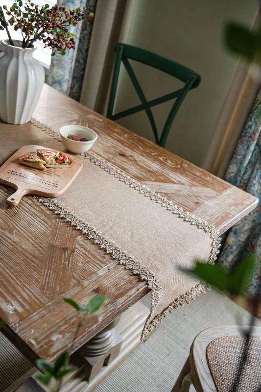 Yeni Basit Dantel Doğal Vintag - Home Textiles News incelemesi ve fiyatı